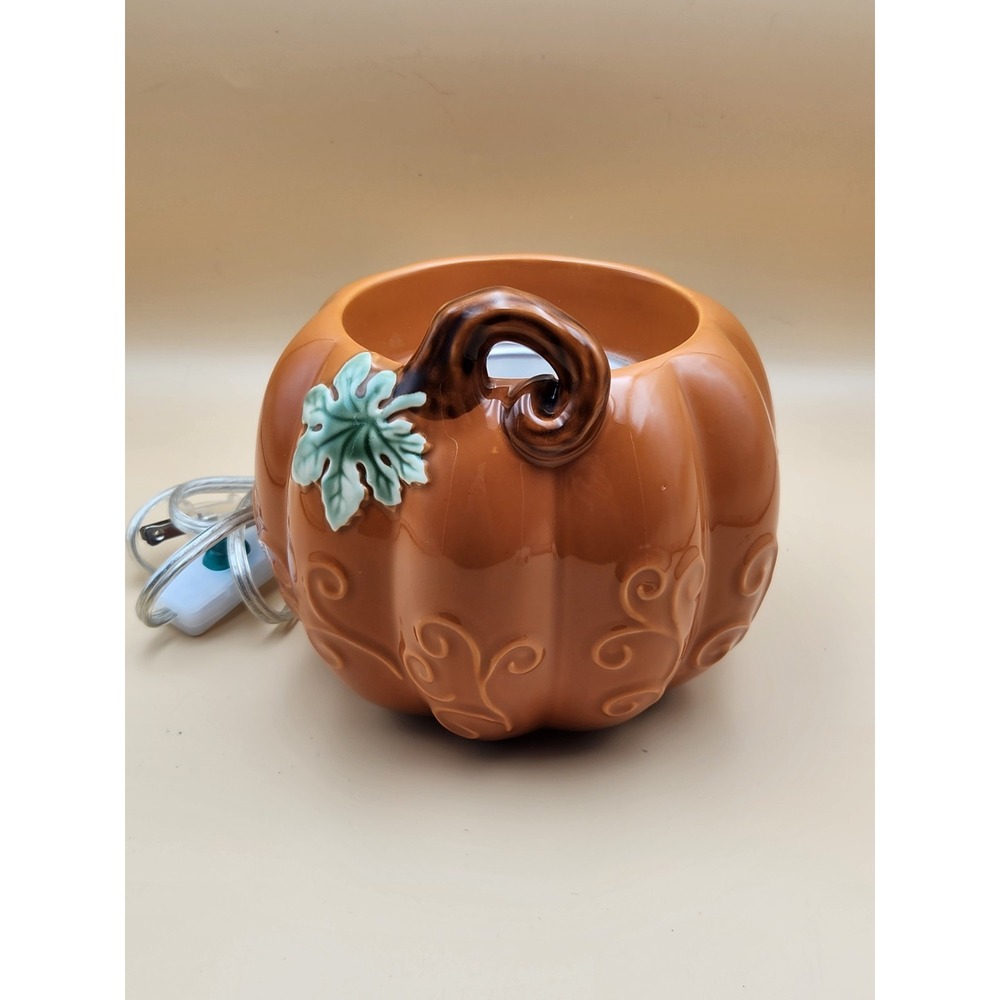 Yankee Candle Fall Autumn Harvest Pumpkin Thanksgiving Wax Melter Warmer